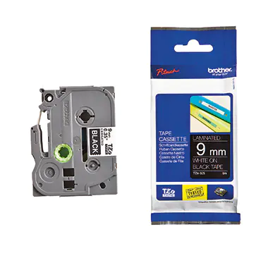 Brother TZe-325 - Selbstklebend - Weiß auf Schwarz - Rolle (0,9 cm x 8 m) 1 Kassette(n) laminiertes Band - für Brother PT-D210, D600, H110, P750, P950; P-Touch PT-E550; P-Touch Cube PT-P300, P910 Brother TZe-325 - Selbstklebend - Weiß auf Schwarz - Rolle (0,9 cm x 8 m) 1 Kassette(n) laminiertes Band - für Brother PT-D210, D600, H110, P750, P950; P-Touch PT-E550; P-Touch Cube PT-P300, P910