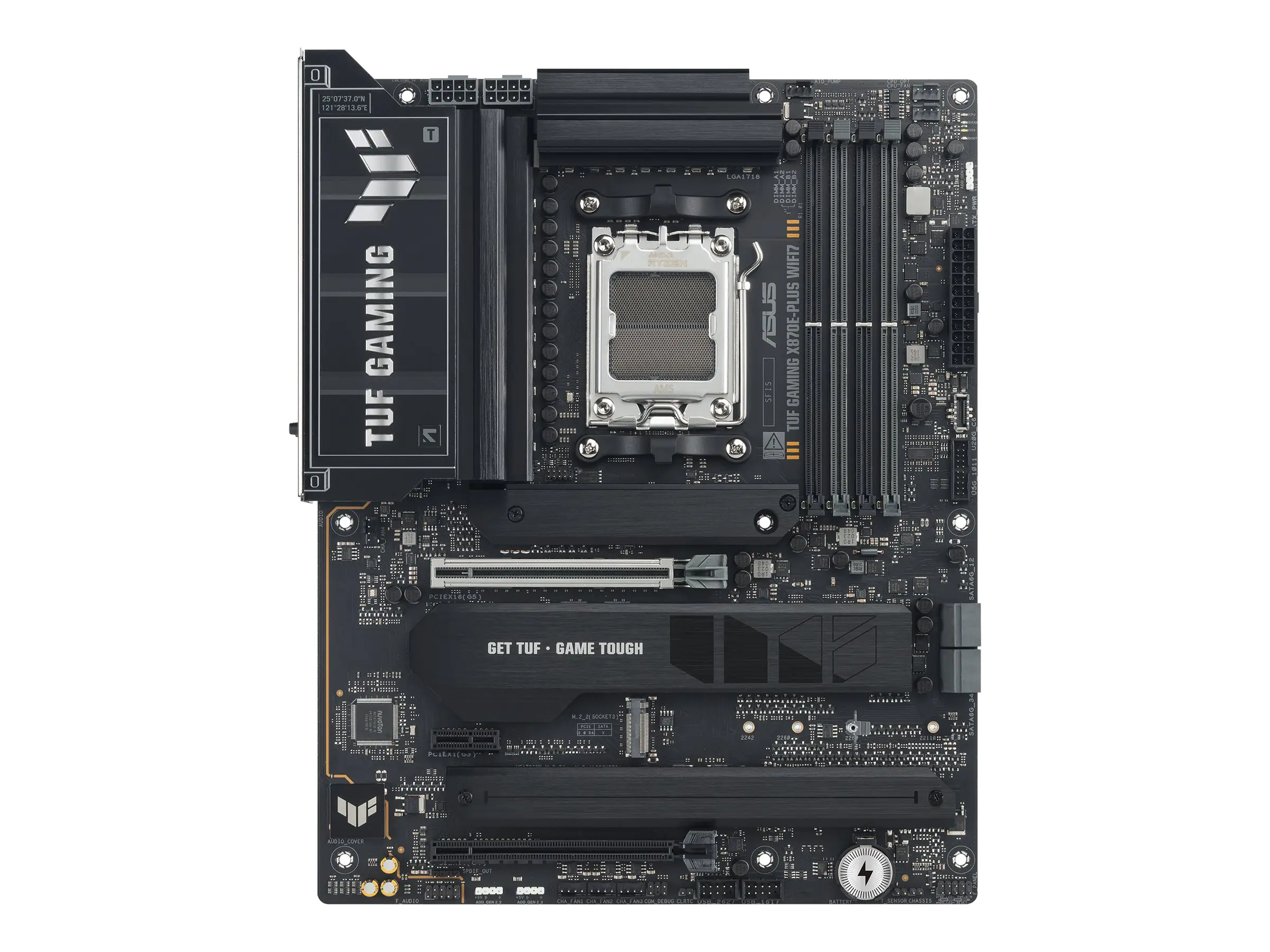 ASUS AMD X870E ATX motherboard PCIe 5.0 x16 4xM.2 1xHDMI 2xSATA - Mainboard - ATX