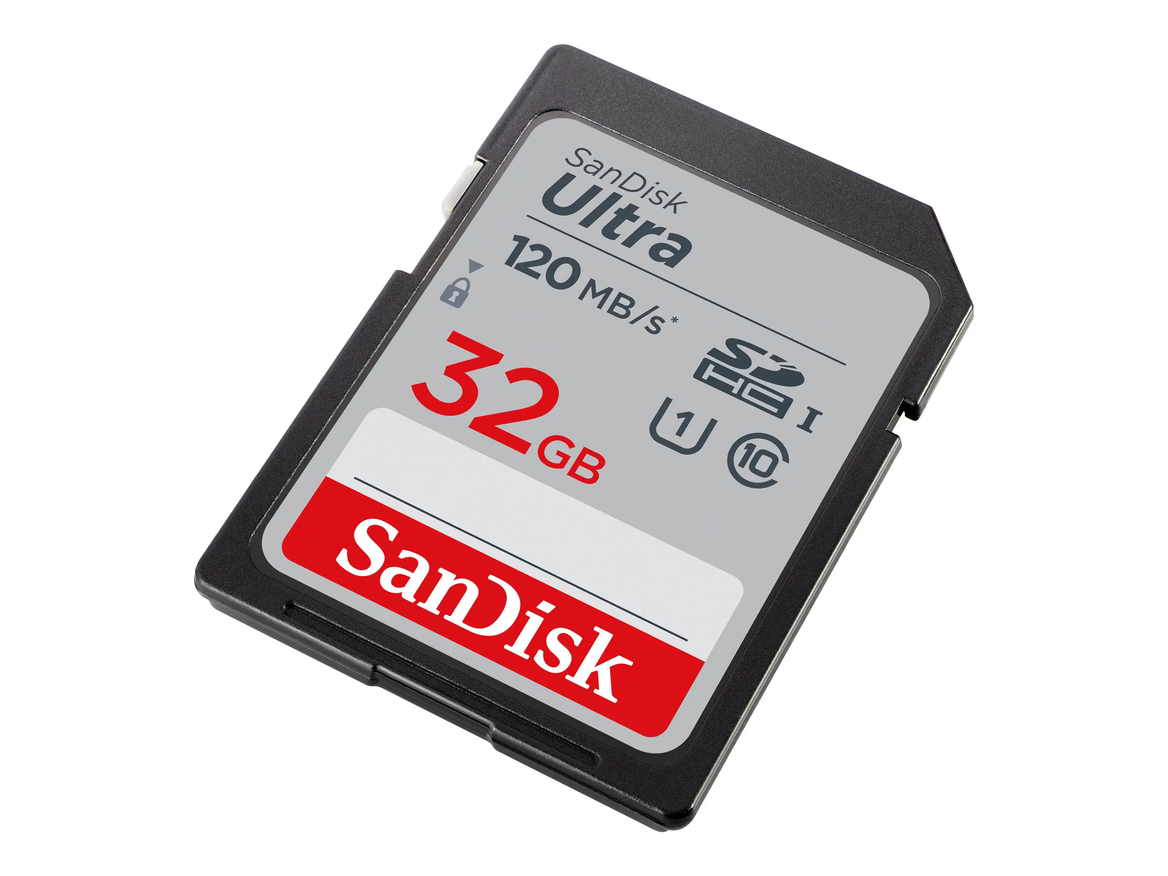 SanDisk Ultra - Flash-Speicherkarte - 32 GB - UHS-I U1 / Class10 - SDHC UHS-I SanDisk Ultra - Flash-Speicherkarte - 32 GB - UHS-I U1 / Class10 - SDHC UHS-I