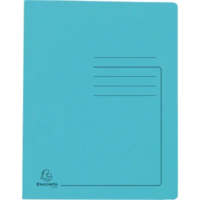 Exacompta 39986E, Präsentationsmappe, A4, Pressspan, Türkis, Porträt, 350 Blätter