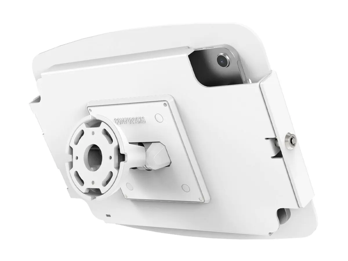 Compulocks iPad 10th-11th (A16) Gen Space Enclosure Bow Tilting Wall Mount White - Befestigu