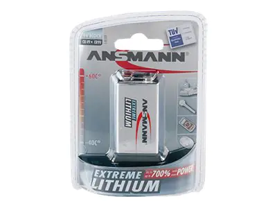 Ansmann Extreme Lithium 9-V-Block - Batterie 5021023
