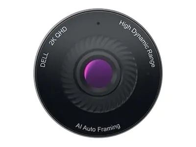 Dell Pro WB5023 - Webcam - Farbe - 2560 x 1440 - Audio - USB 2.0