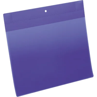 DURABLE Magnettasche 174807 A4 quer d.bl 10 St./Pack.