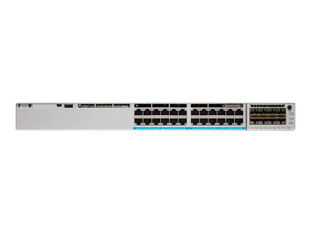Cisco Catalyst 9300L - Network Essentials - Switch - L3 - 24 x 10/100/1000 + 4 x 10 Gigabit SFP+ (Uplink) C9300L-24T-4X-E-RF