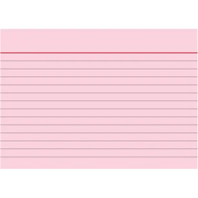 BRUNNEN Karteikarte 102260120 DIN A6 liniert rt 100 St./Pack. BRUNNEN Karteikarte 102260120 DIN A6 liniert rt 100 St./Pack.