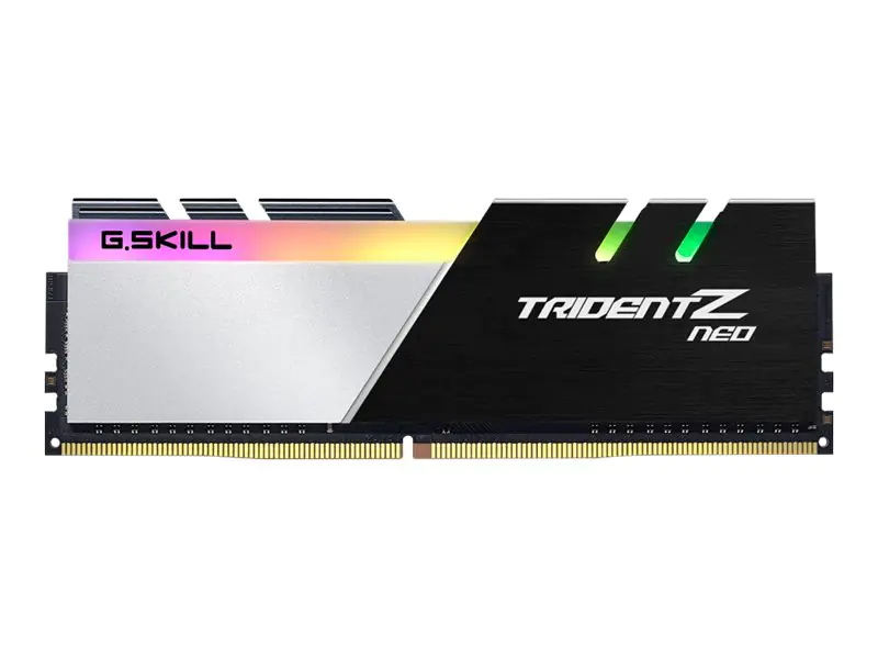 G.Skill TridentZ Neo Series - DDR4 - kit - 32 GB: 2 x 16 GB - DIMM 288-PIN - 3600 MHz / PC4-28800 - CL16 - 1.35 V - ungepuffert - non-ECC - Brushed Black, Gebürstetes Aluminium / Schwarz, Silber pulverbeschichtet G.Skill TridentZ Neo Series - DDR4 - kit - 32 GB: 2 x 16 GB - DIMM 288-PIN - 3600 MHz / PC4-28800 - CL16 - 1.35 V - ungepuffert - non-ECC - Brushed Black, Gebürstetes Aluminium / Schwarz, Silber pulverbeschichtet