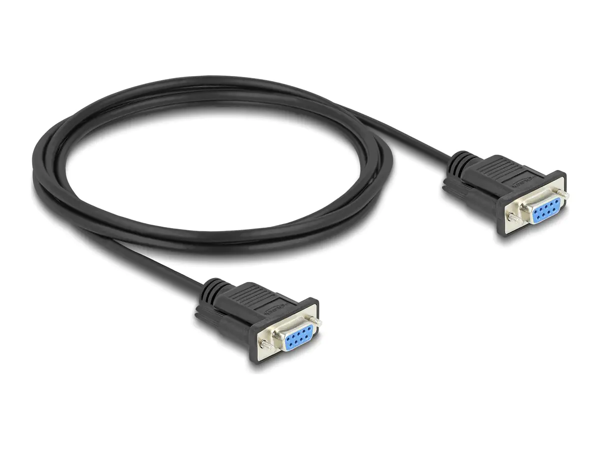 Delock Kabel seriell - DB-9 (W) zu DB-9 (W)