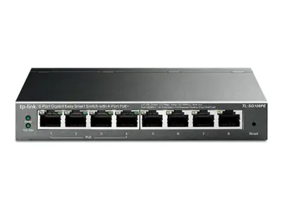 TP-LINK Easy Smart TL-SG108PE - Switch - Smart - 4 x 10/100/1000 (4 PoE+)