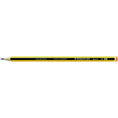 STAEDTLER Bleistift Noris 120-0 2B sechskantform gelb/schwarz STAEDTLER Bleistift Noris 120-0 2B sechskantform gelb/schwarz
