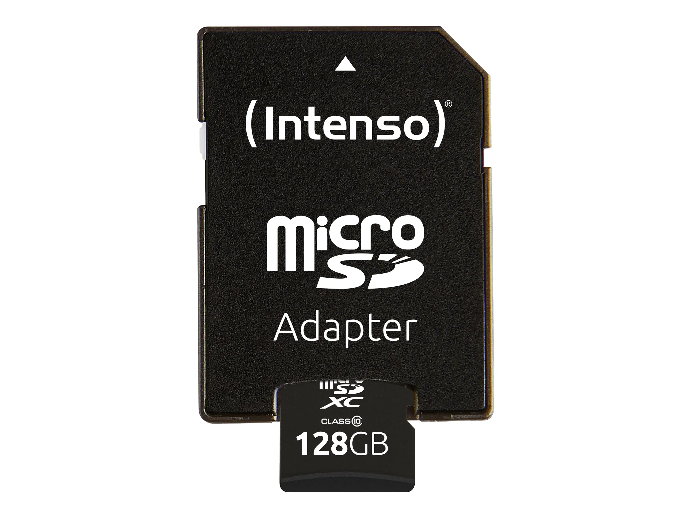 Intenso - Flash-Speicherkarte (microSDXC-an-SD-Adapter inbegriffen) - 128 GB - Class 10 - microSDXC