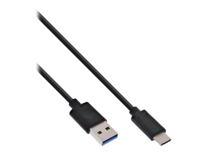 InLine - USB-Kabel - USB Typ A (M) bis USB-C (M) - USB 3.1 Gen 2 - 3 A - 2 m - Schwarz InLine - USB-Kabel - USB Typ A (M) bis USB-C (M) - USB 3.1 Gen 2 - 3 A - 2 m - Schwarz
