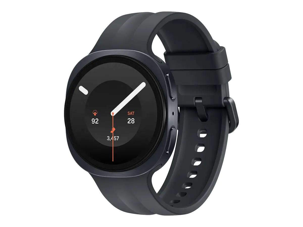 Samsung Galaxy Watch9 - 40 mm - Carbon-Schwarz - intelligente Uhr mit Sportband - schwarz - Bandgröße: S/M - Anzeige 3.4 cm (1.3") SM-L340NZKAEUB