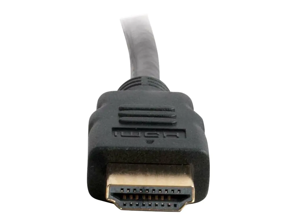 C2G 1.5m High Speed HDMI Cable with Ethernet - 4k - UltraHD - HDMI-Kabel mit Ethernet - HDMI männlich zu HDMI männlich - 1.5 m - abgeschirmt - Schwarz