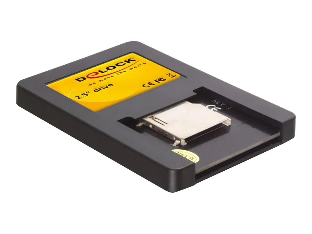 DeLock 2½" Drive SATA > Secure Digital Card - Kart enleser ( SD, SDHC ) - Serial ATA 91673