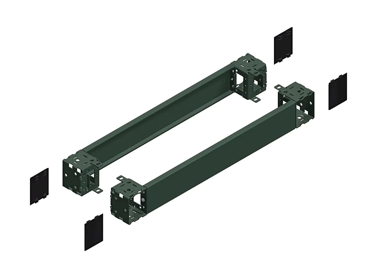 APC Schneider Spacial SM NSYSPF8100 - Fußleiste des Gestells (Packung mit 2)