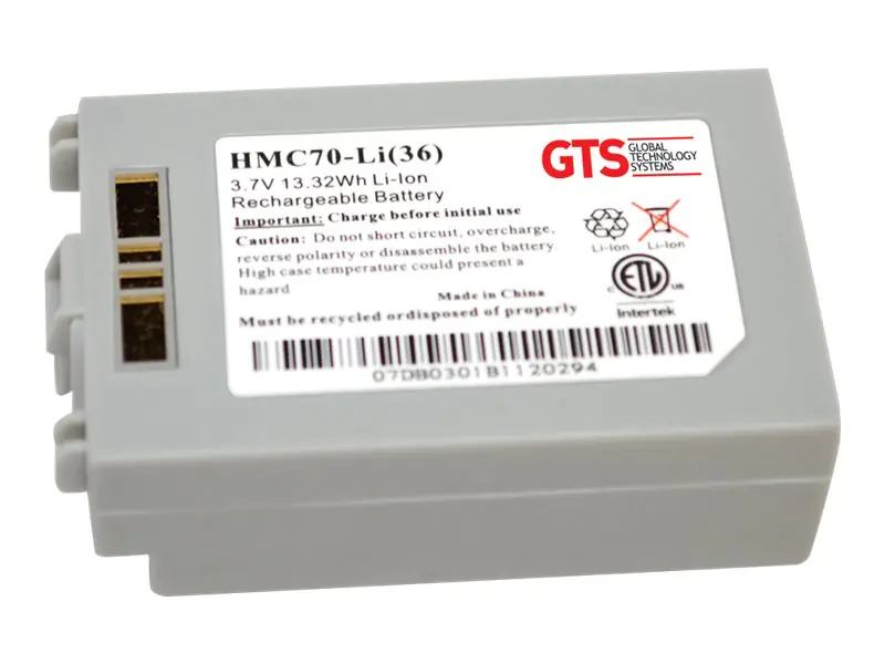 Global Technology Systems Handheld-Akku - Lithium-Ionen - 3600 mAh (Packung mit 10) HMC70-LI(36)-10