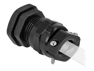 Delock Kabelverschraubung - Schwarz, RAL 9005