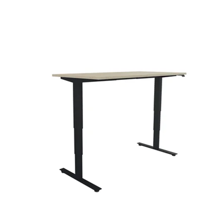 Schreibtisch Move 2.0 Maße: 1.600 x 625-1.285 x 800 mm (B x H x T) Holz königsahorn