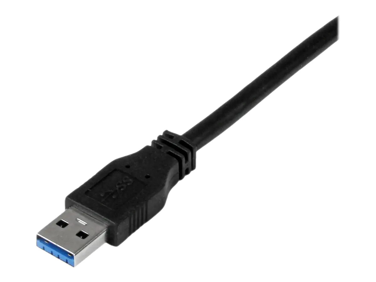 StarTech 1m zertifiziertes USB 3.0 SuperSpeed Kabel A auf B - Schwarz - USB 3 Anschlusskabel - Stecker/Stecker - USB-Kabel - USB Type B (M) zu USB Typ A (M) - USB 3.0 - 1 m - geformt - Schwarz - für P/N: HB31C2A2CME, KITBXDOCKPNA, KITBXDOCKPUK, SV231HU34K