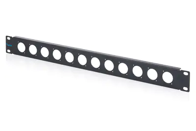 DIGITUS 1HE Rackblende für 12 x D-Type Module