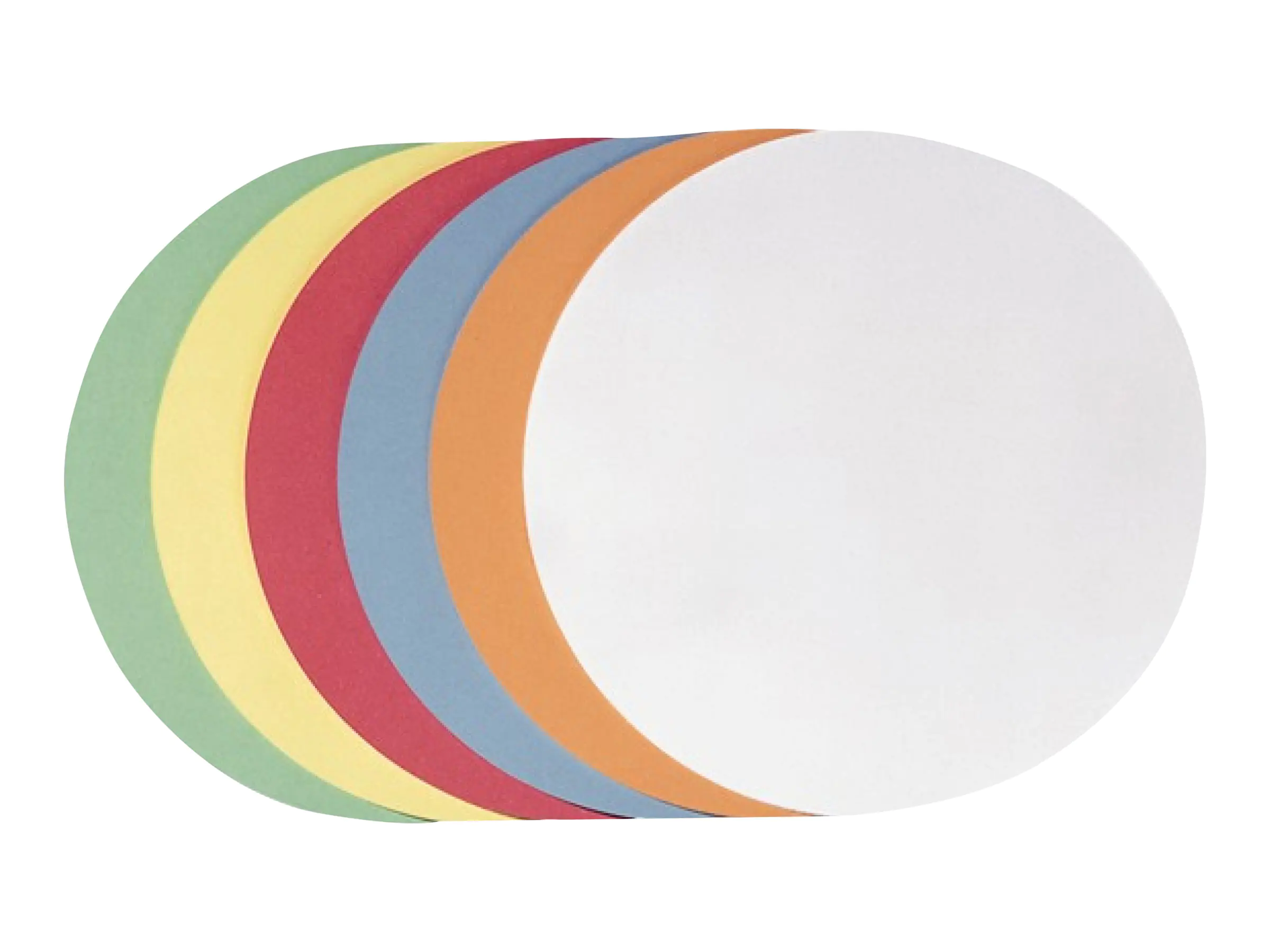 Franken Moderationskarte UMZ 14 99 140mm Kreis sortiert 500 St./Pack.