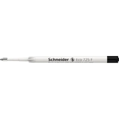Schneider Schreibgeräte Eco 725, Fein, Schwarz, Kugelschreiber, Weiß, Edelstahl, G2 172501