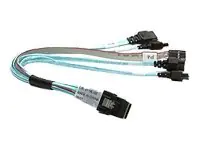 Supermicro CBL-0118L-02 - SATA- / SAS-Kabel - 4-Lane - 36 PIN 4iMini MultiLane (M) zu SATA (W) - 23 cm