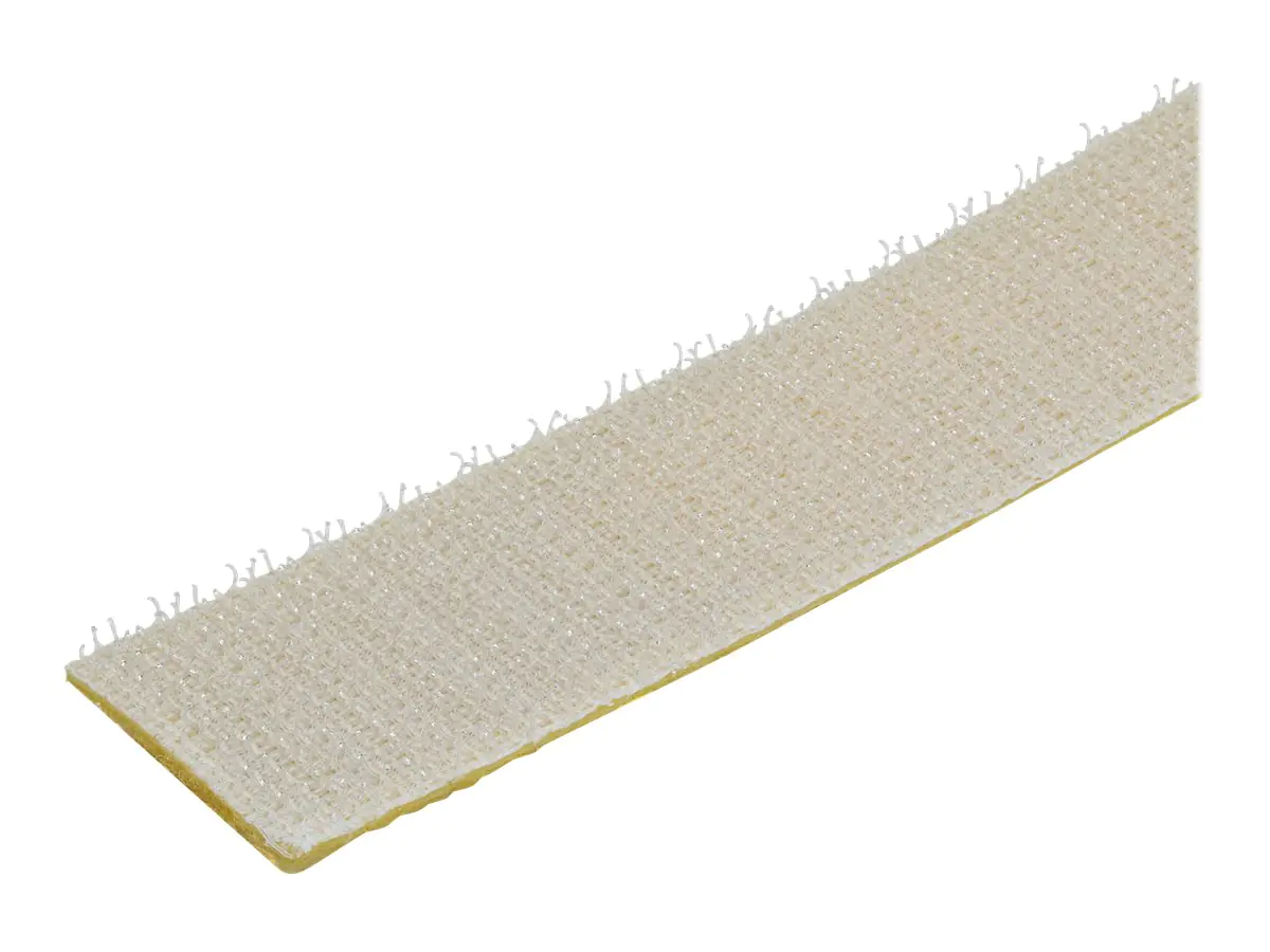 StarTech HKLP50YW Klettkabelbinder (15m, frei zuschneidbar & wiederverwendbar) gelb - Klettverschluss - 15.24 m - Gelb - für P/N: HKLP50, HKLP50BL, HKLP50GN, HKLP50RD