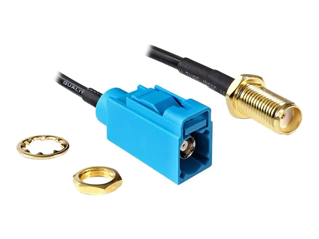 Delock Antennenkabel SMA FAKRA Z-Anschluss 88583 20.0 cm Schwarz