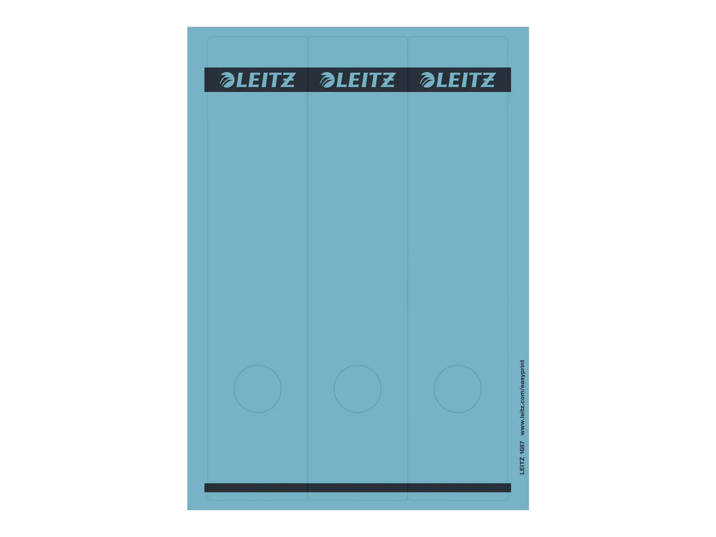 Esselte Leitz Ordneretiketten - Blau (Packung mit 75) 16870035
