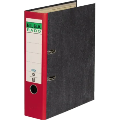 ELBA Ordner ELBArado 100555313 DIN A4 80mm Pappe rot ELBA Ordner ELBArado 100555313 DIN A4 80mm Pappe rot