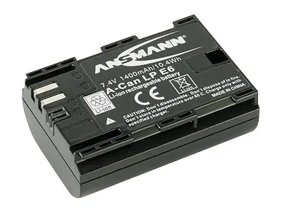 Ansmann A-Can LP-E6 - Batterie - 1000 mAh - für Z-Cam E2C; Blackmagic Micro Studio Camera 4K; Canon EOS 5D, 5DS, 60, 6D, 70, 7D, 90 Ansmann A-Can LP-E6 - Batterie - 1000 mAh - für Z-Cam E2C; Blackmagic Micro Studio Camera 4K; Canon EOS 5D, 5DS, 60, 6D, 70, 7D, 90