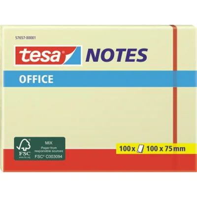 tesa Haftnotiz Office Notes 57657-00001 100x75mm 100Bl. gelb tesa Haftnotiz Office Notes 57657-00001 100x75mm 100Bl. gelb
