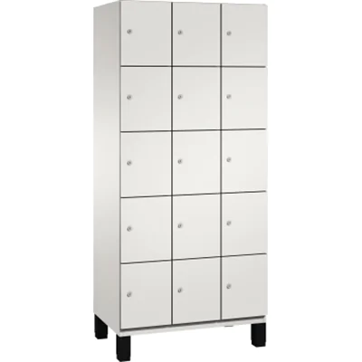 C+P Fächerschrank 4510430S10018 Füße 15Fächer B900mm lgr/lgr