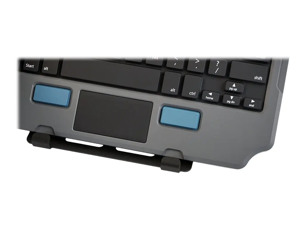 Gamber-Johnson Rugged Lite - Tastatur - mit Touchpad - USB - mit Quick Release Keyboard Cradle