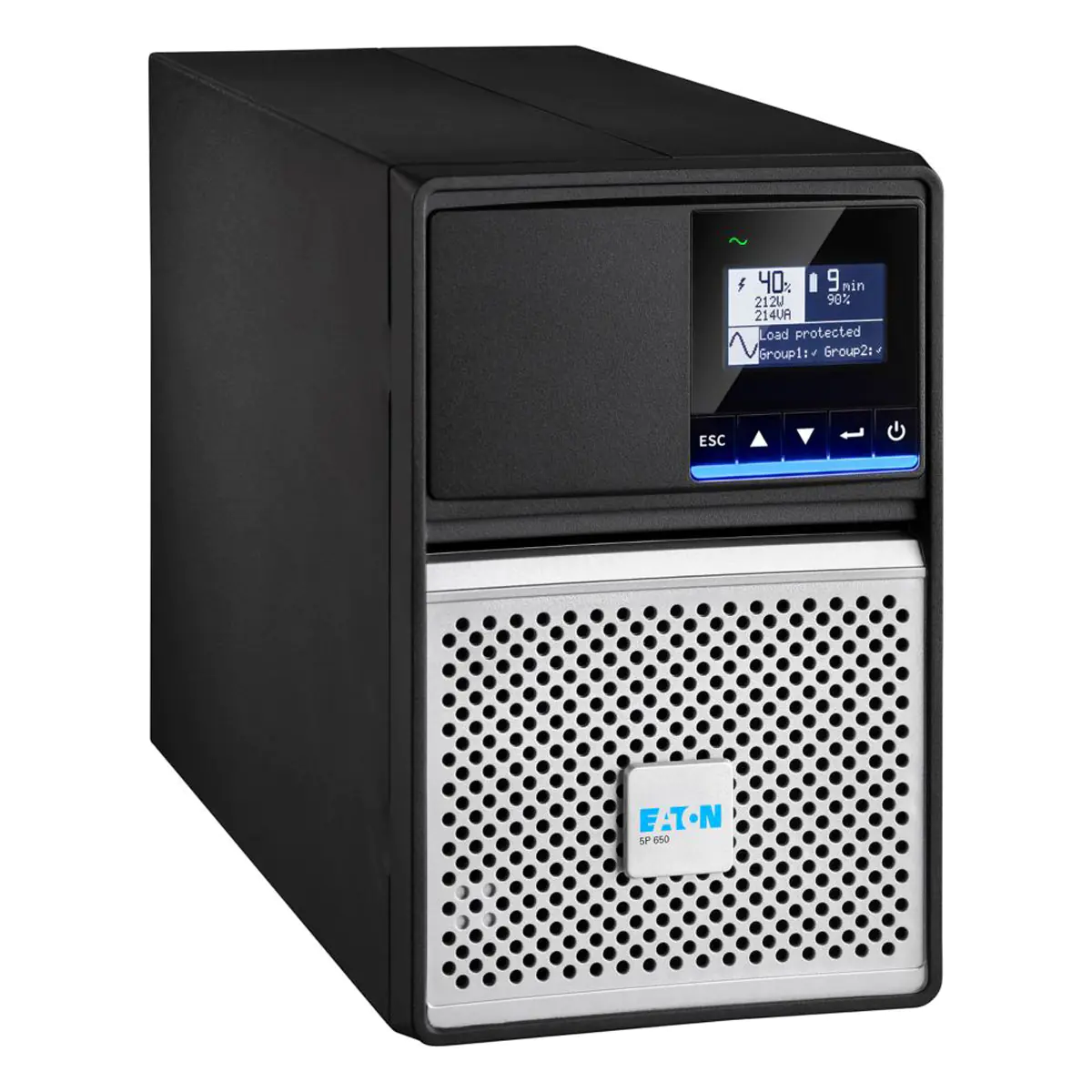 Eaton 5P 650i - Gen 2 - USV - Wechselstrom 200-240 V - 650 VA - ventilgeregelte Bleisäure (VR
