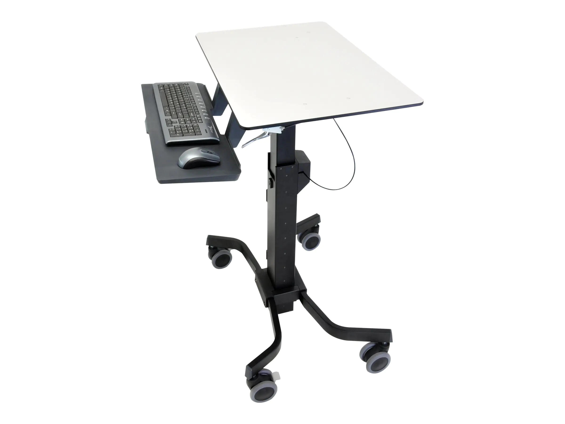 Ergotron TeachWell Mobile Digital Workspace - Wagen - Konstante Krafttechnologie - für Notebook/Tastatur/Maus - Stahl, Phenol-Verbundstoff, hochwertiger Kunststoff - Graphitgrau