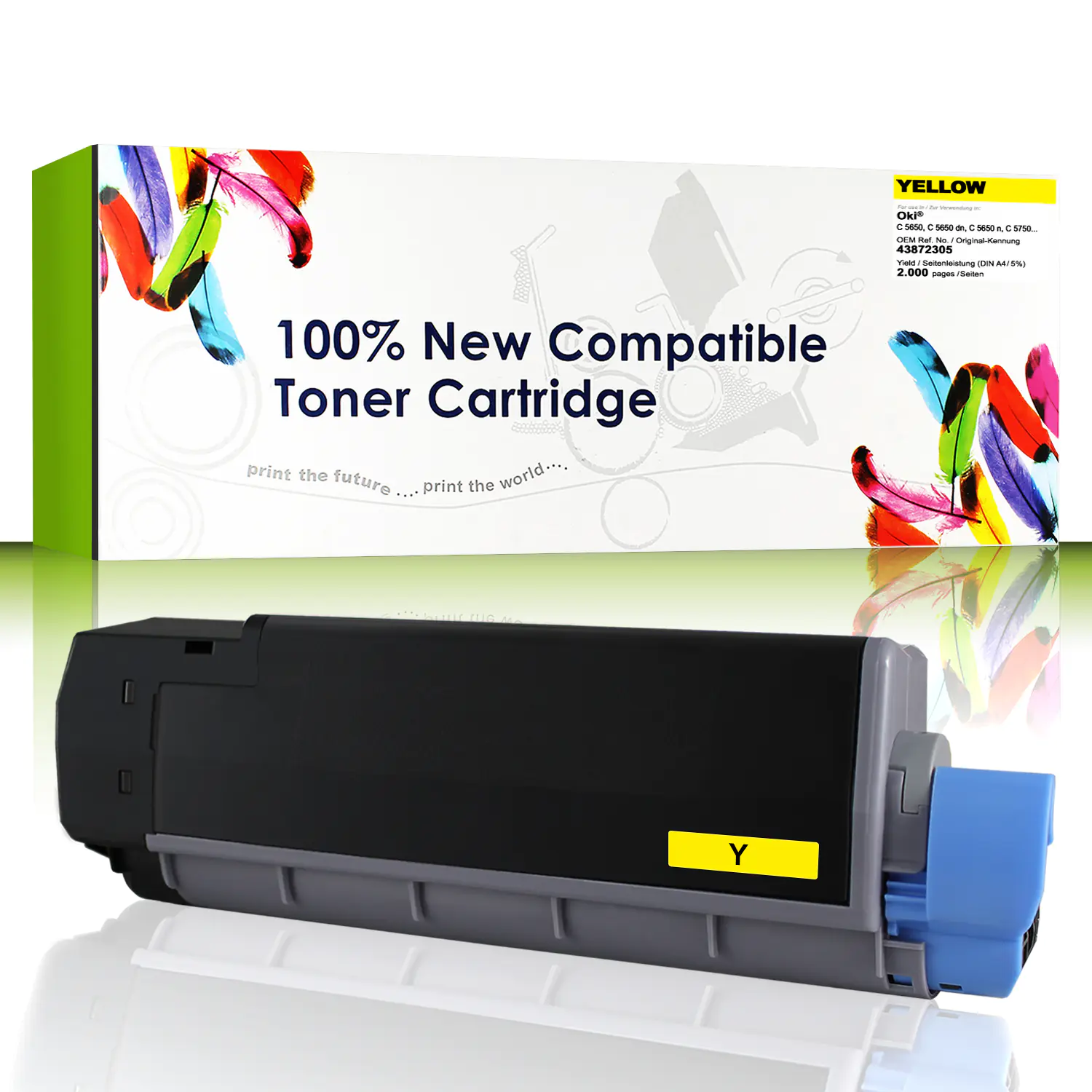 CartridgeWeb Toner kompatibel zu Oki 43872305 gelb 2.000 Seiten CartridgeWeb Toner kompatibel zu Oki 43872305 gelb 2.000 Seiten