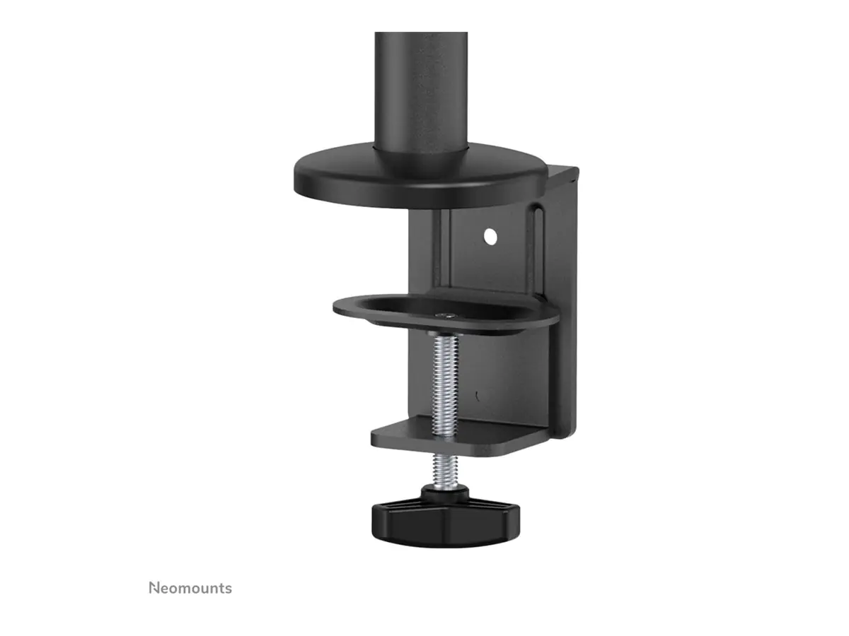 Neomounts DS60-425BL1 - Befestigungskit (Spannbefestigung für Tisch, Tisch-Kabeldurchführu