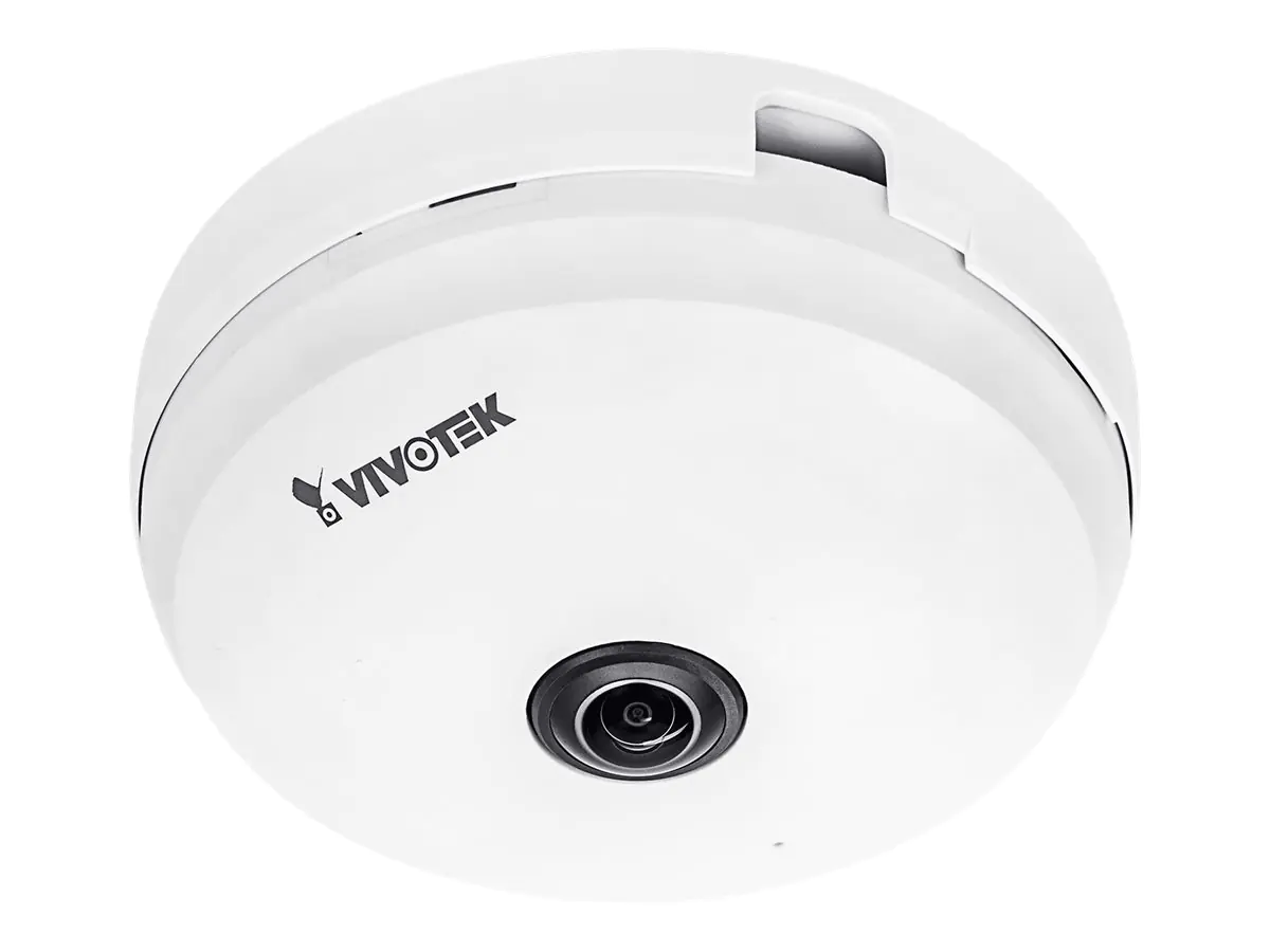 Vivotek C Series FE9180-H - Netzwerk-Überwachungskamera - Kuppel - Farbe - 5 MP - 1920 x 1920 - feste Brennweite - Audio - LAN 10/100 - MJPEG, H.264, H.265 - PoE
