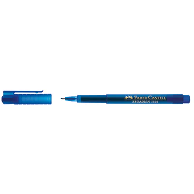 Faber-Castell Fineliner BROADPEN 1554 155451 0,8mm blau Faber-Castell Fineliner BROADPEN 1554 155451 0,8mm blau