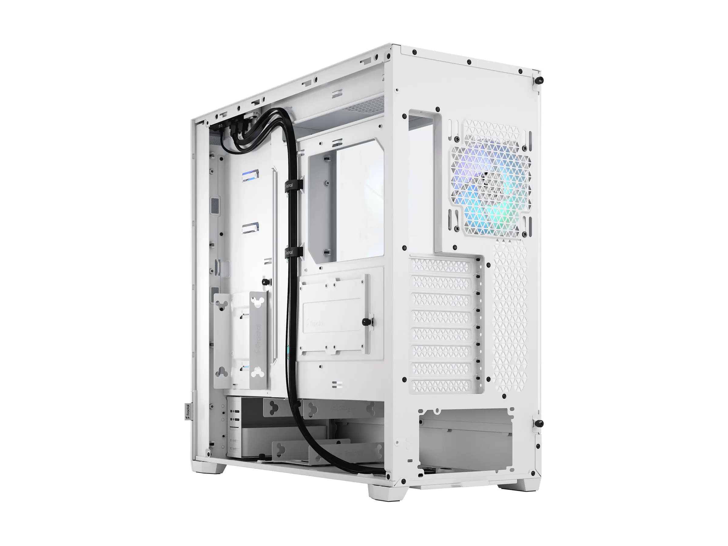 Fractal Design Pop XL Air RGB - Tower - E-ATX - keine Spannungsversorgung (ATX) - White TG Clear Tint - USB/Audio