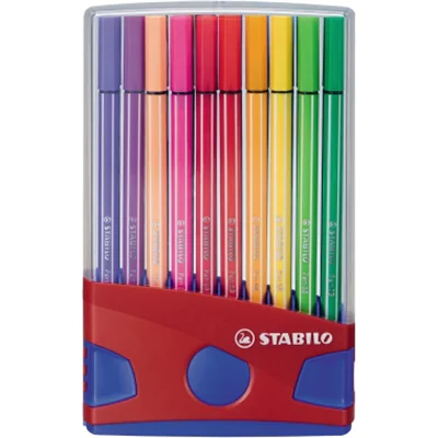 STABILO Fasermaler pen ColorParade 6820-04 M 1mm sort. 20 St./Pack. STABILO Fasermaler pen ColorParade 6820-04 M 1mm sort. 20 St./Pack.