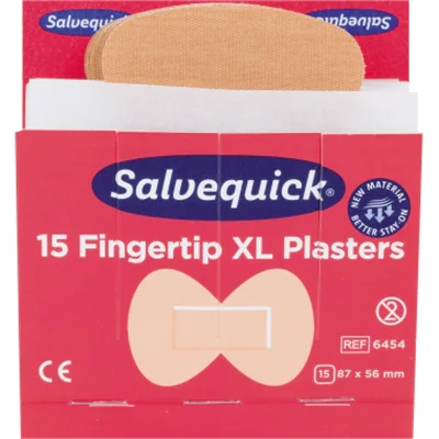 Salvequick Pflaster 6454 Fingerspitzen Textil 15 St./Pack. Salvequick Pflaster 6454 Fingerspitzen Textil 15 St./Pack.