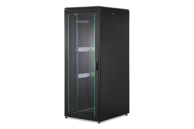 Digitus Unique DN-19 42U-8/10-B-1 - Schrank Netzwerkschrank - Schwarz, RAL 9005 - 42HE - 48.3 cm (19")