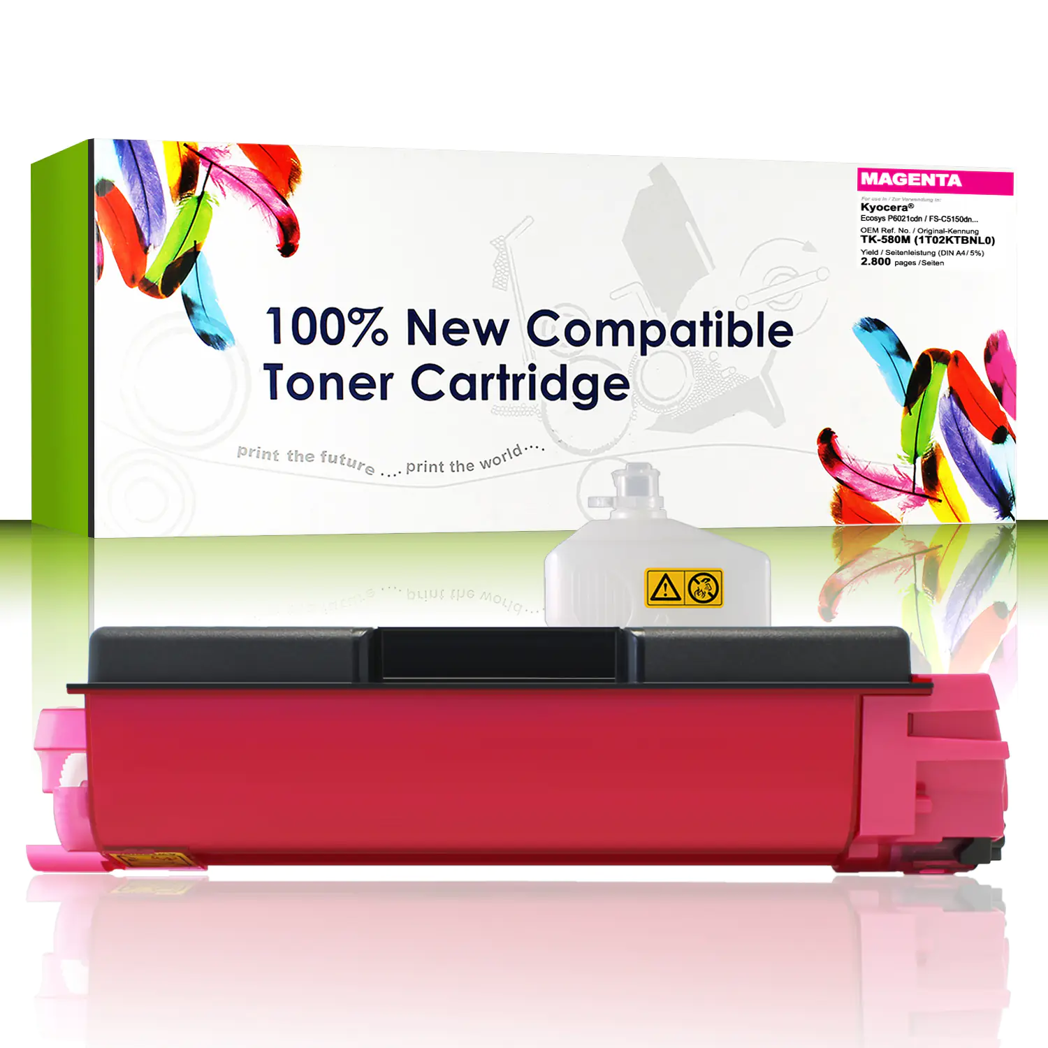 CartridgeWeb Toner kompatibel zu Kyocera/Mita 1T02KTBNL0 TK580M magenta 2.800 Seiten CartridgeWeb Toner kompatibel zu Kyocera/Mita 1T02KTBNL0 TK580M magenta 2.800 Seiten