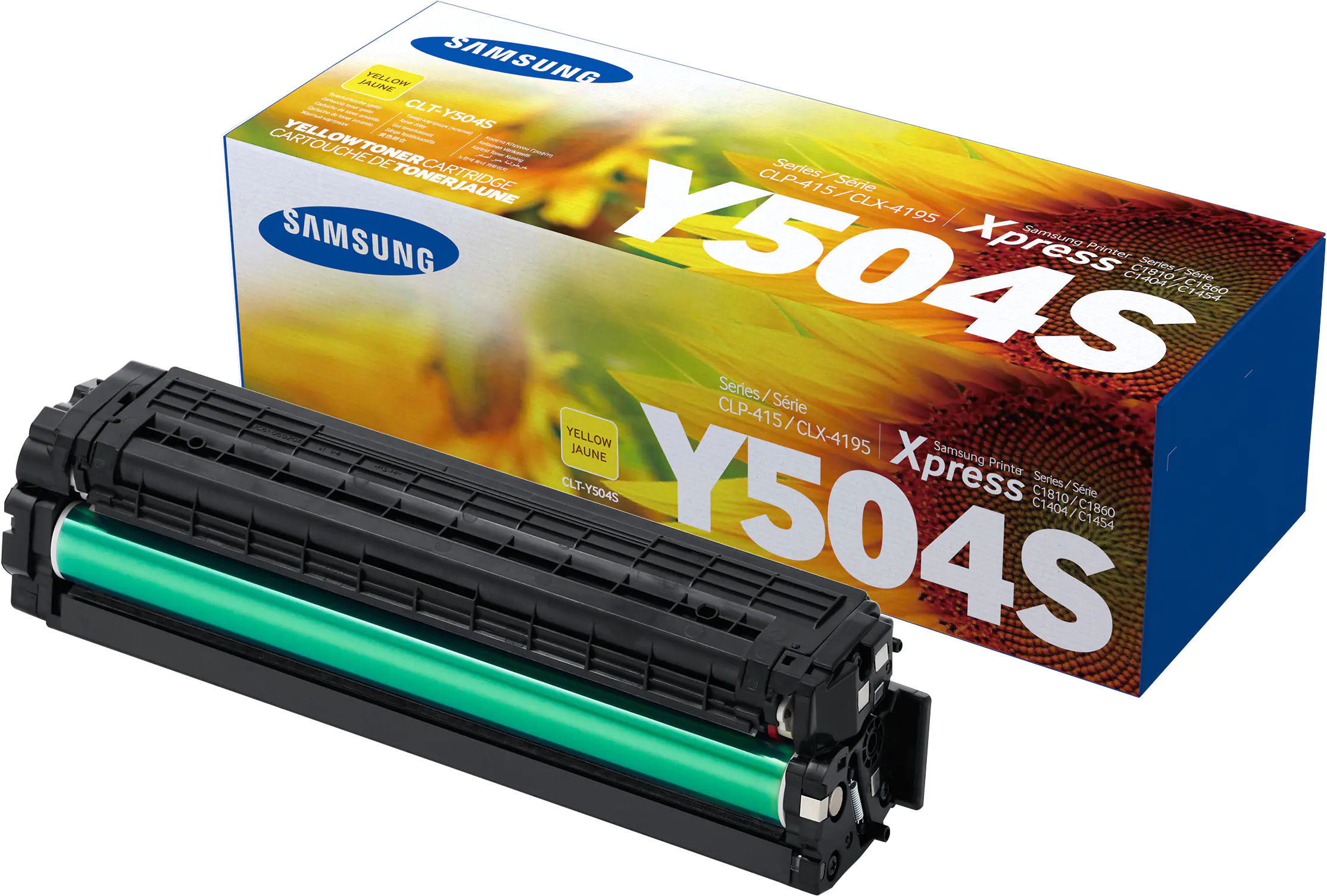 Samsung CLT-Y504S - Gelb - Original - Tonerpatrone - für CLP-415N, 415NW; CLX-4195FN, 4195FW, 4195N; Xpress C1810W, C1860FW Samsung CLT-Y504S - Gelb - Original - Tonerpatrone - für CLP-415N, 415NW; CLX-4195FN, 4195FW, 4195N; Xpress C1810W, C1860FW