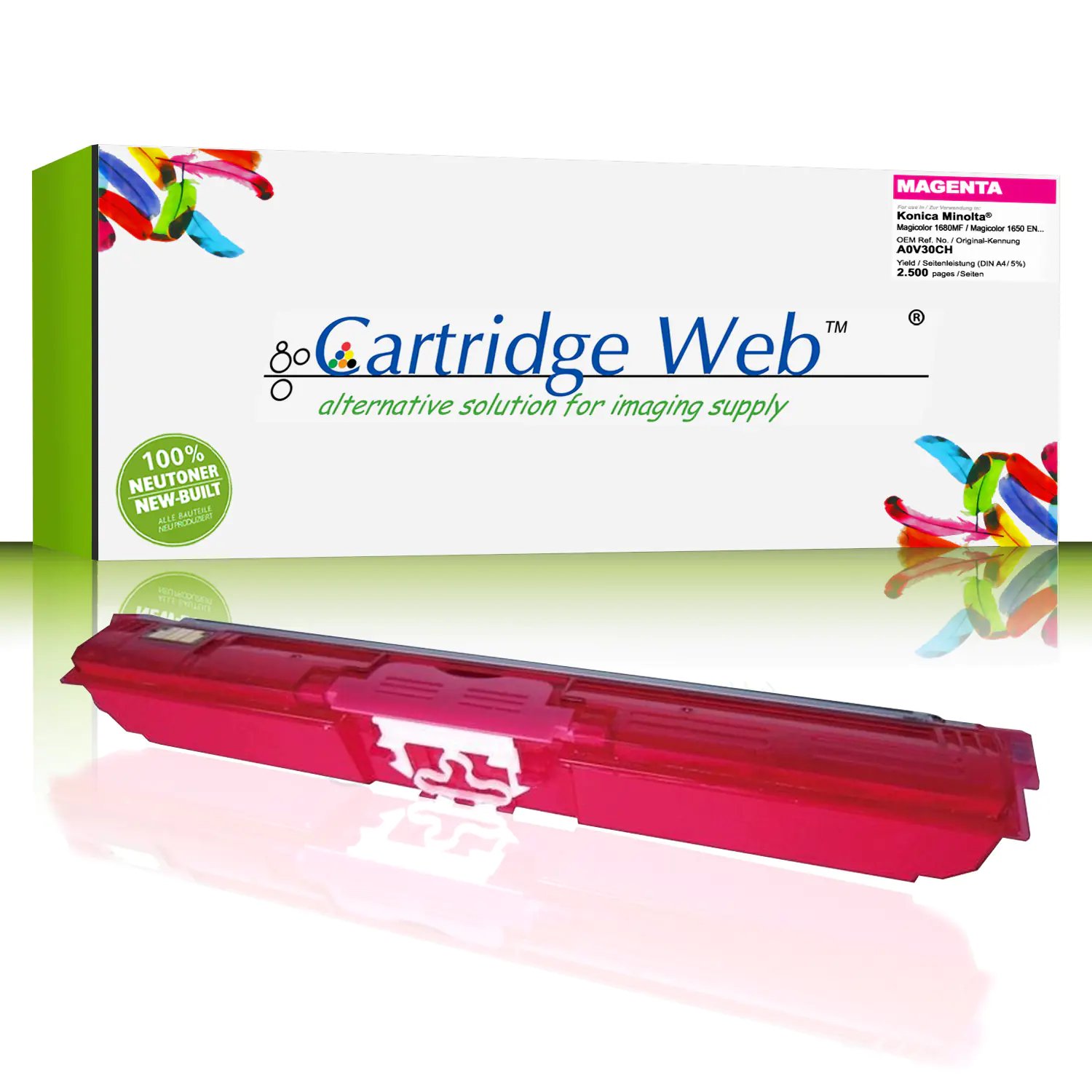 CartridgeWeb Toner kompatibel zu Konica Minolta A0V30CH Magenta 2.500 Seiten 1 Stück