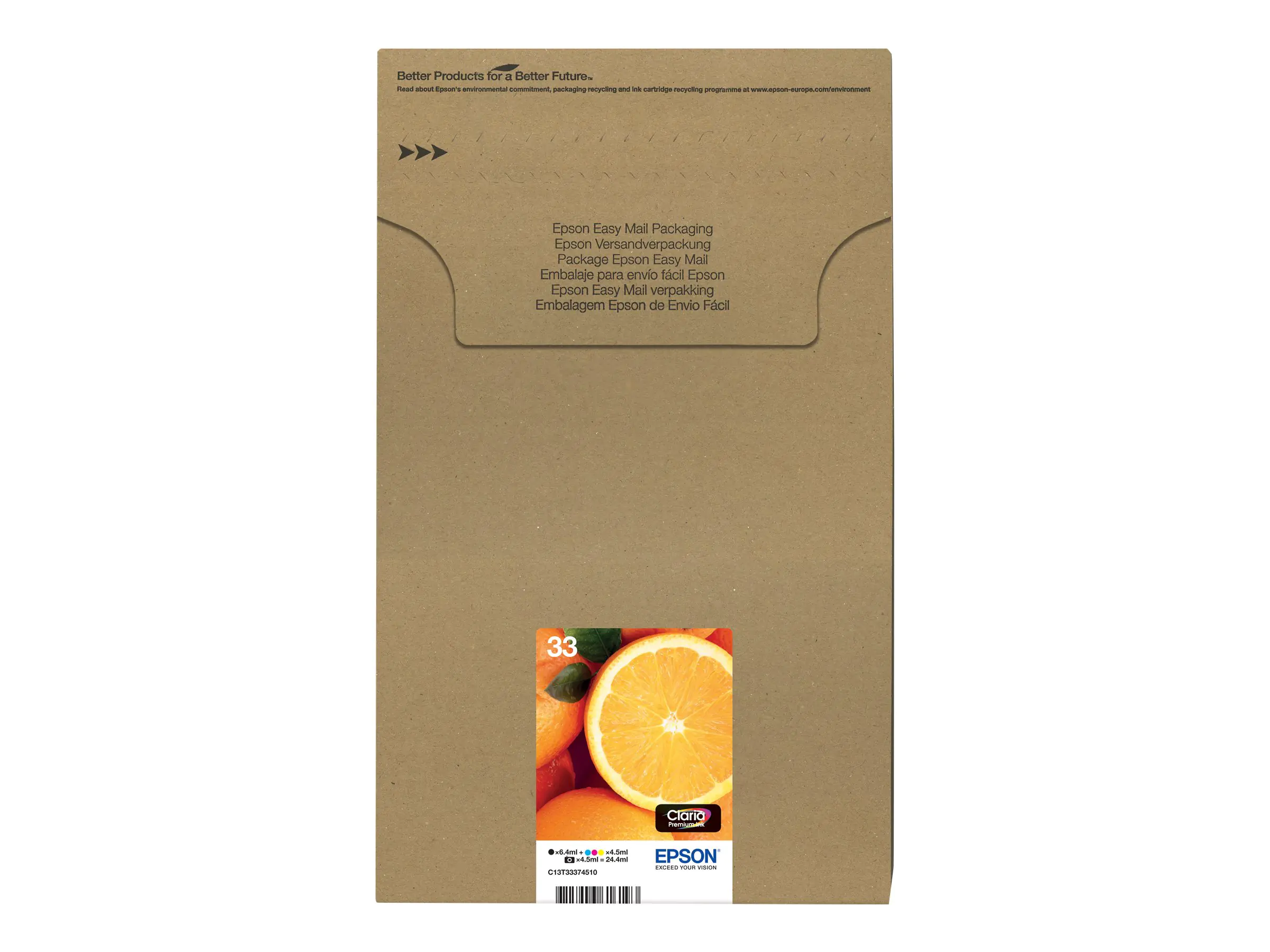 Epson Multipack 33 - 5er-Pack - Schwarz, Gelb C13T33374510